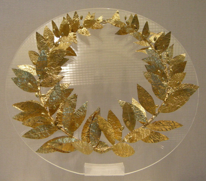 Древнегреческий золотой венок