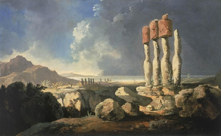 Моаи на картине Уильяма Ходжеса