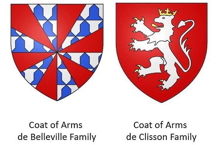 Сдвоенный герб Жанны де Бельвиль